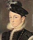 Portrait of King Charles IX of France by Francois Clouet